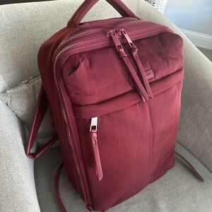 Poppy and Peonies Flex Backpack in Berry